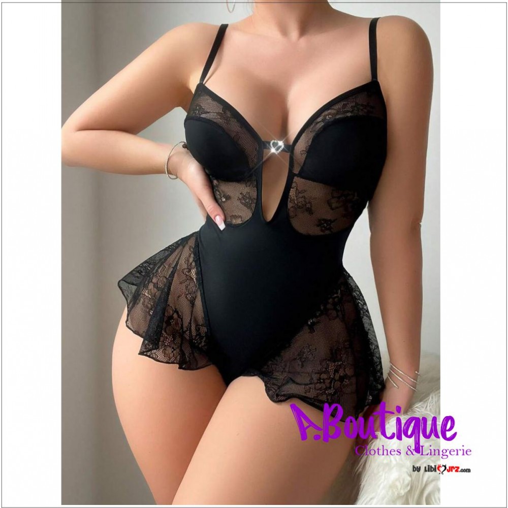 Bodyduit de encaje sexy para mujer