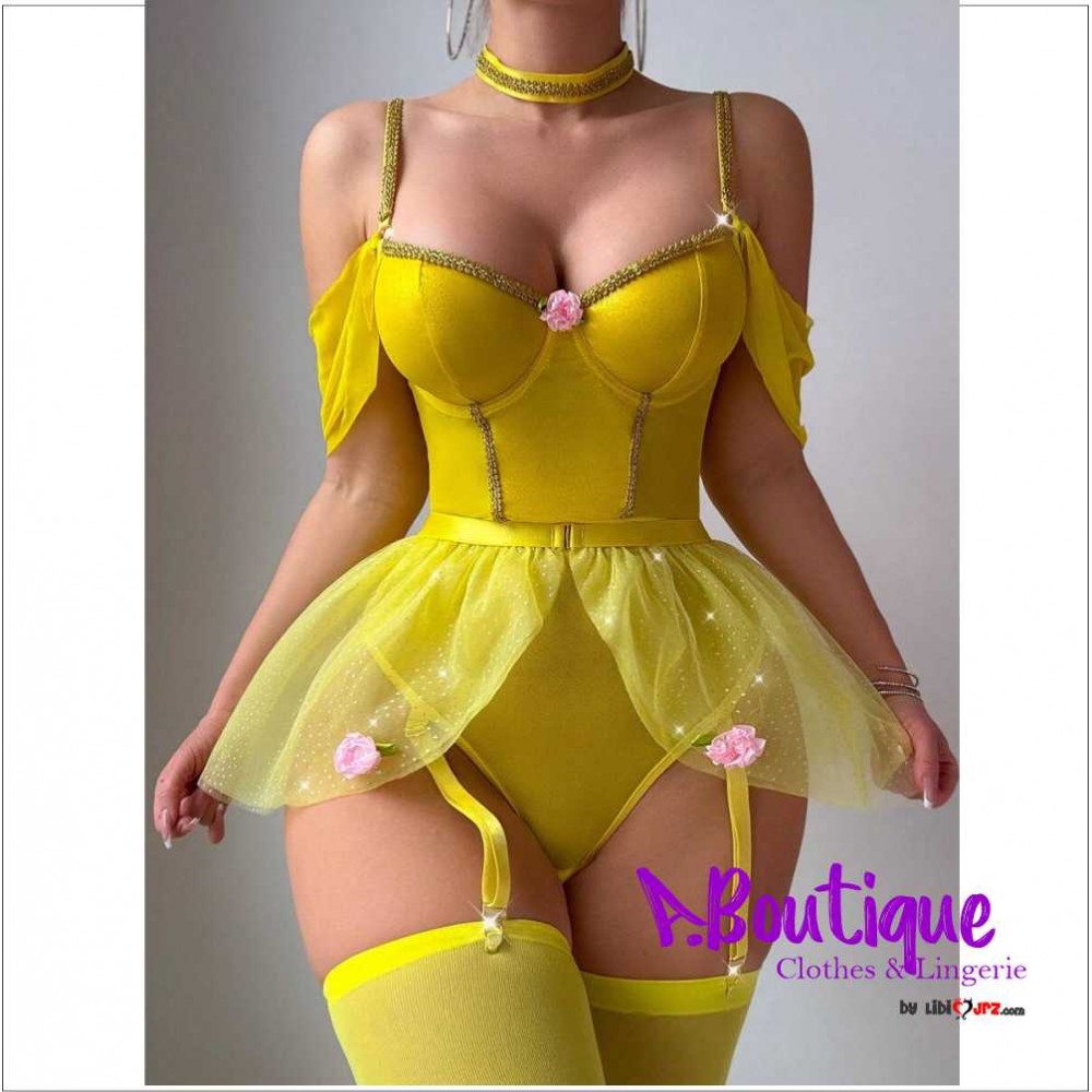 Conjunto de lenceria de la princesa BELLA