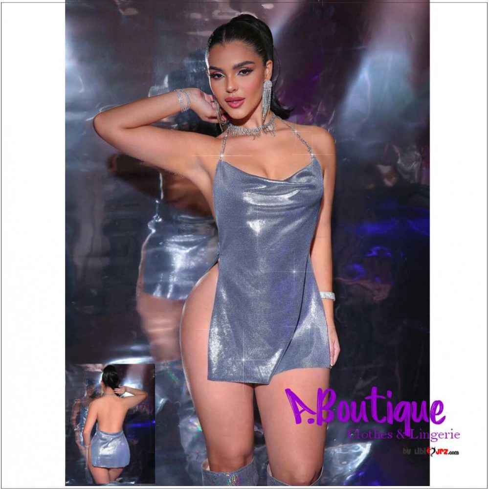 Camison de mujer sexy de plata