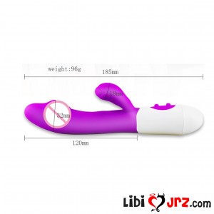 Sexshop Vibrador consolador Mr. rabbit recargable doble punta con vibracion clitoral potente dildo dong juguetes para ad