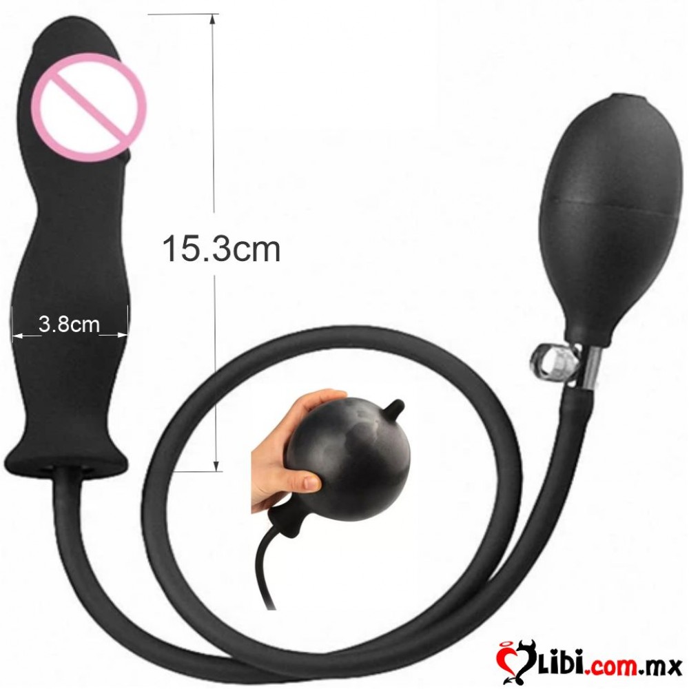 Sexshop Plug Anal inflable para adultos, Mr. Frog consolador expandible con bomba, Dilatador Anal, masaje de próstata, v