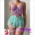 Conjunto de lenceria de la princesa ARIEL SIRENITA